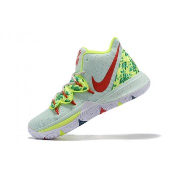 2019 Nike Kyrie 5 EYBL Mint Green Red-Neon Green Shoes